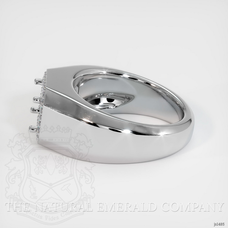 18K White Gold Men's Ring Setting
