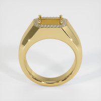 10K Yellow Gold Men's Ring Setting Image