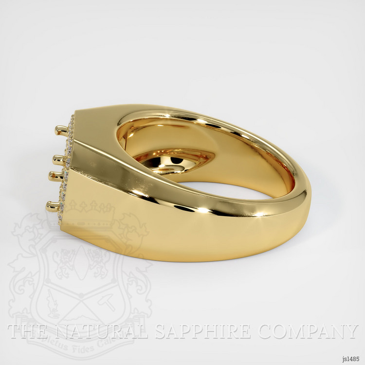 14K Yellow Gold Men's Ring Setting