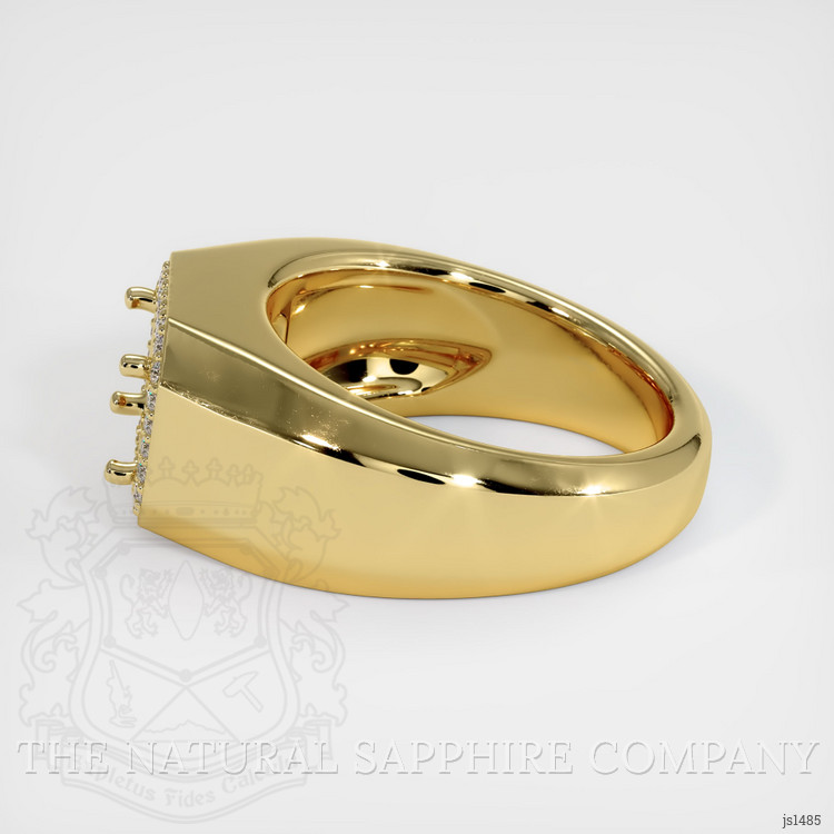 18K Yellow Gold Men's Ring Setting