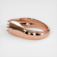 14K Rose Gold Men's Ring Setting Image