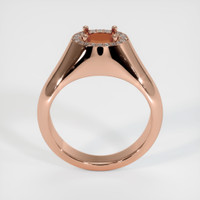 14K Rose Gold Men's Ring Setting Image