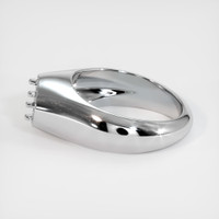 18K White Gold Men's Ring Setting Image