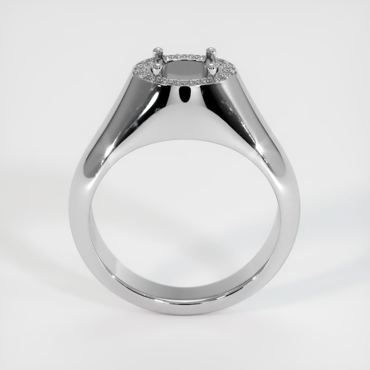 18K White Gold Men's Ring Setting
