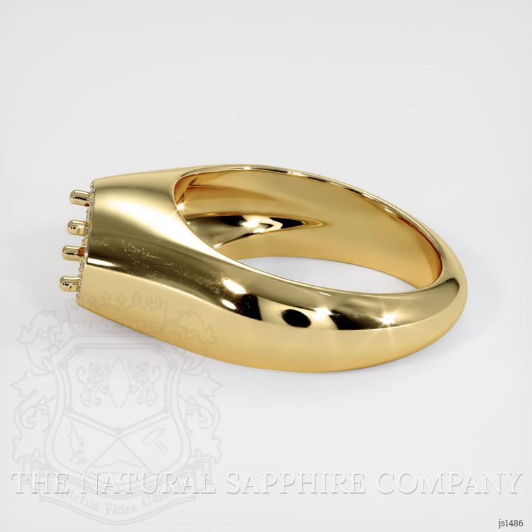 14K Yellow Gold Men's Ring Setting