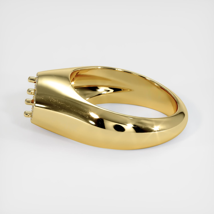 18K Yellow Gold Men's Ring Setting