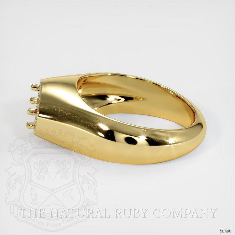 18K Yellow Gold Men's Ring Setting