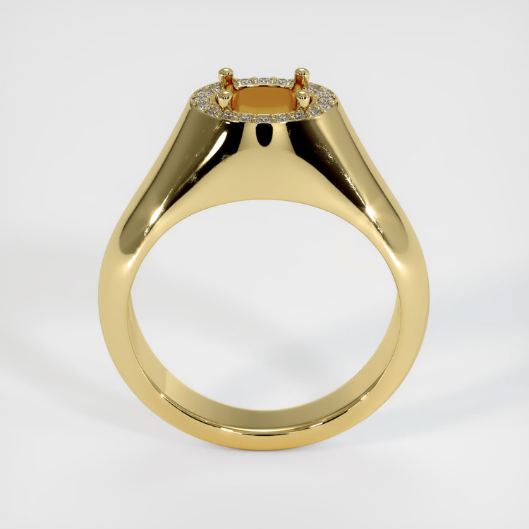 18K Yellow Gold Men's Ring Setting