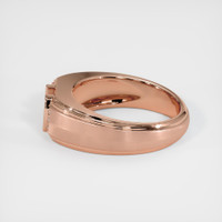 14K Rose Gold Men's Ring Setting Image