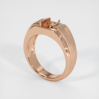 18K Rose Gold Men's Ring Setting Video