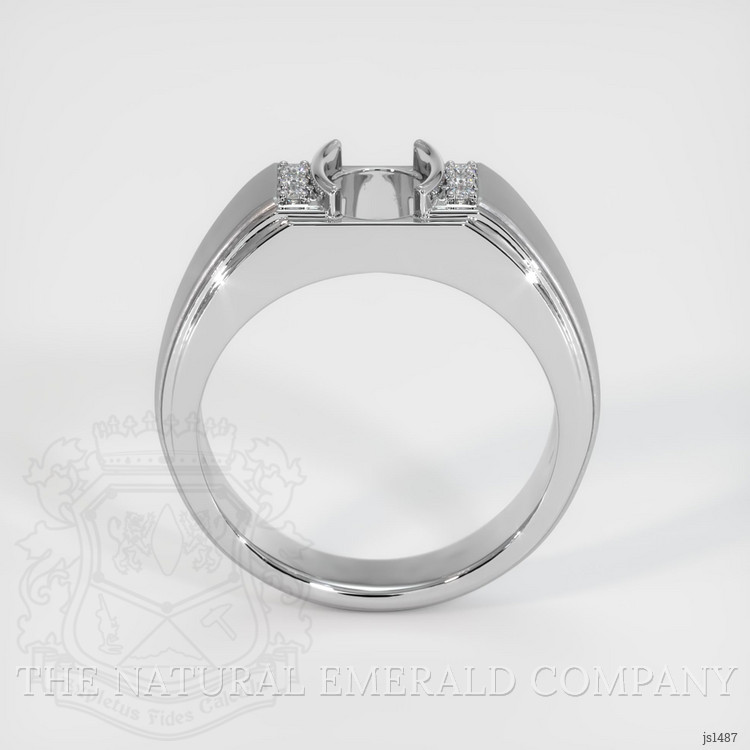 Silver Men's Ring Setting