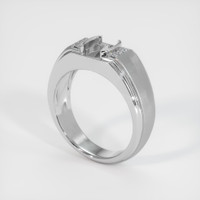 10K White Gold Men's Ring Setting Video