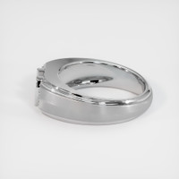 14K White Gold Men's Ring Setting Image