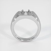 14K White Gold Men's Ring Setting Image
