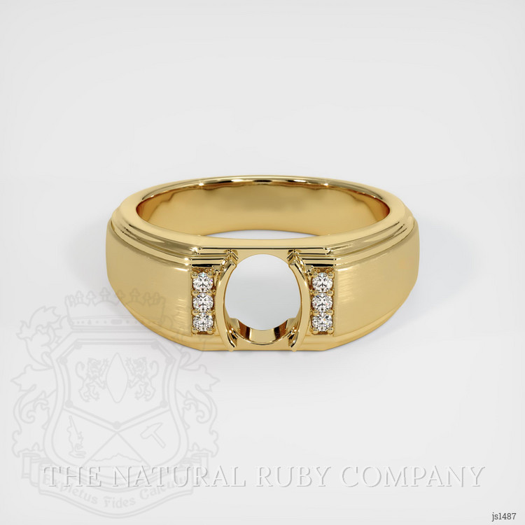10K Yellow Gold Men's Ring Setting