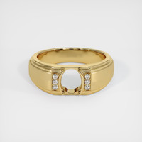14K Yellow Gold Men's Ring Setting Image
