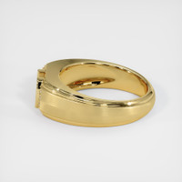 18K Yellow Gold Men's Ring Setting Image