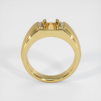 18K Yellow Gold Men's Ring Setting Image