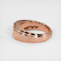 14K Rose Gold Men's Ring Setting Image