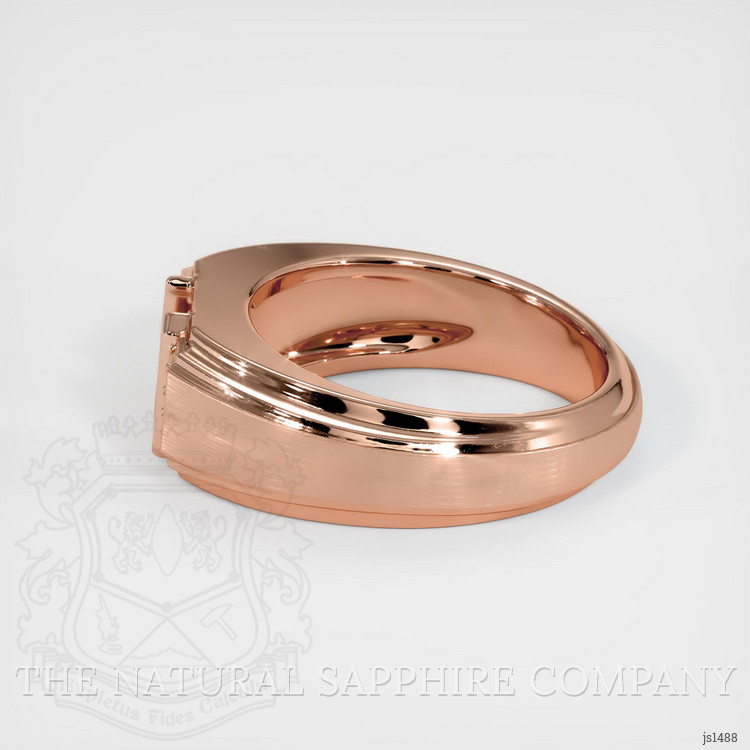 14K Rose Gold Men's Ring Setting