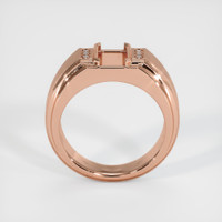 14K Rose Gold Men's Ring Setting Image