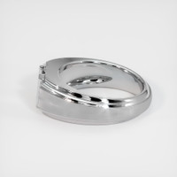 10K White Gold Men's Ring Setting Image