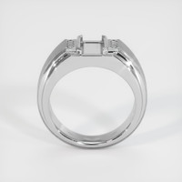 18K White Gold Men's Ring Setting Image