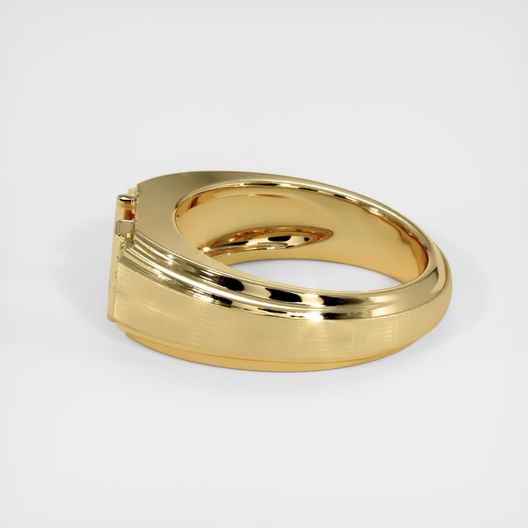 10K Yellow Gold Men's Ring Setting