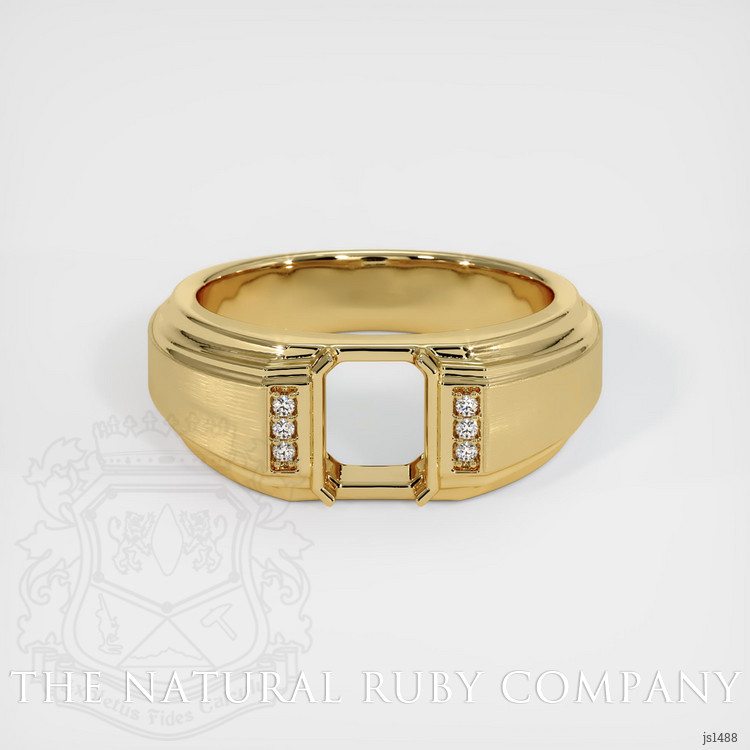 14K Yellow Gold Men's Ring Setting