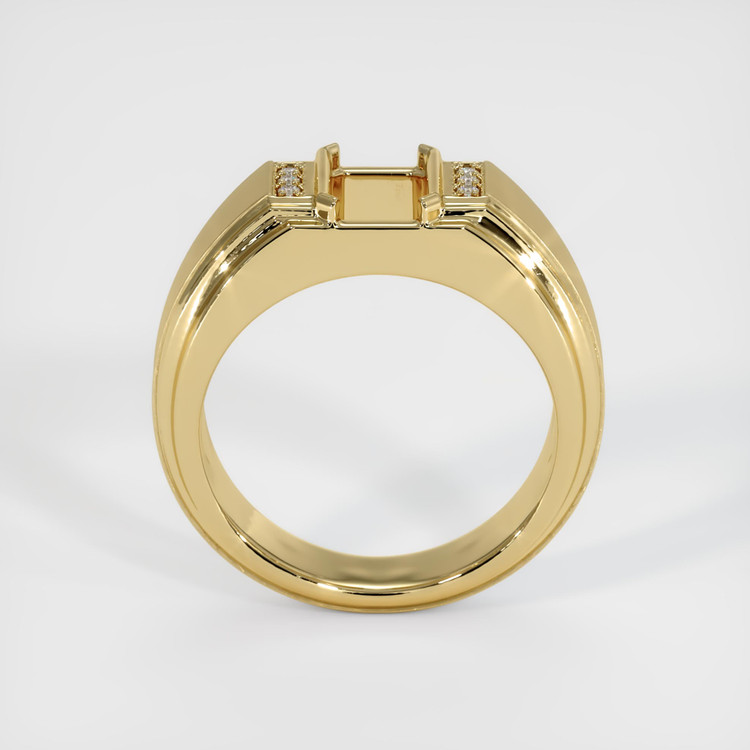 14K Yellow Gold Men's Ring Setting