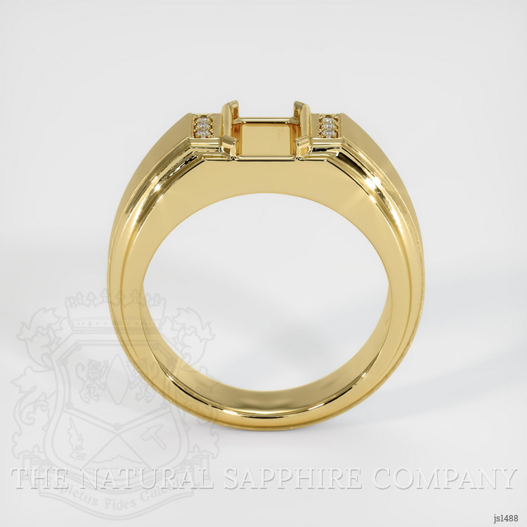 18K Yellow Gold Men's Ring Setting