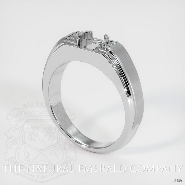 Platinum 950 Vedic Ring Setting #JS1489PT | The Natural Emerald Company