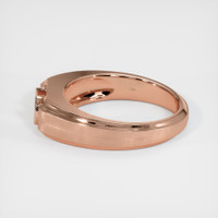 14K Rose Gold Men's Ring Setting Image