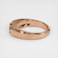 18K Rose Gold Men's Ring Setting Image