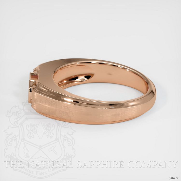 18K Rose Gold Men's Ring Setting