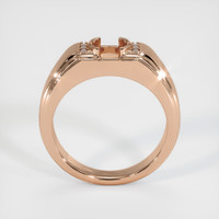 18K Rose Gold Men's Ring Setting Image