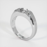 10K White Gold Men's Ring Setting Video