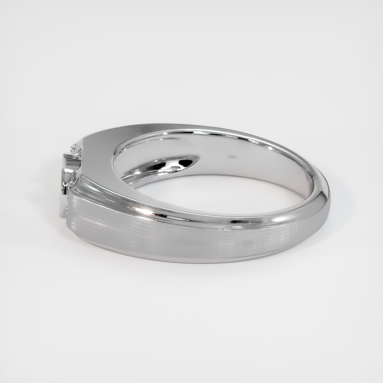 14K White Gold Men's Ring Setting