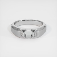 18K White Gold Men's Ring Setting Image