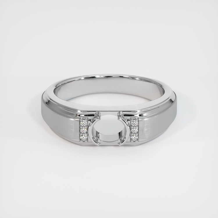 18K White Gold Men's Ring Setting
