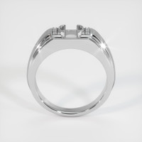 18K White Gold Men's Ring Setting Image