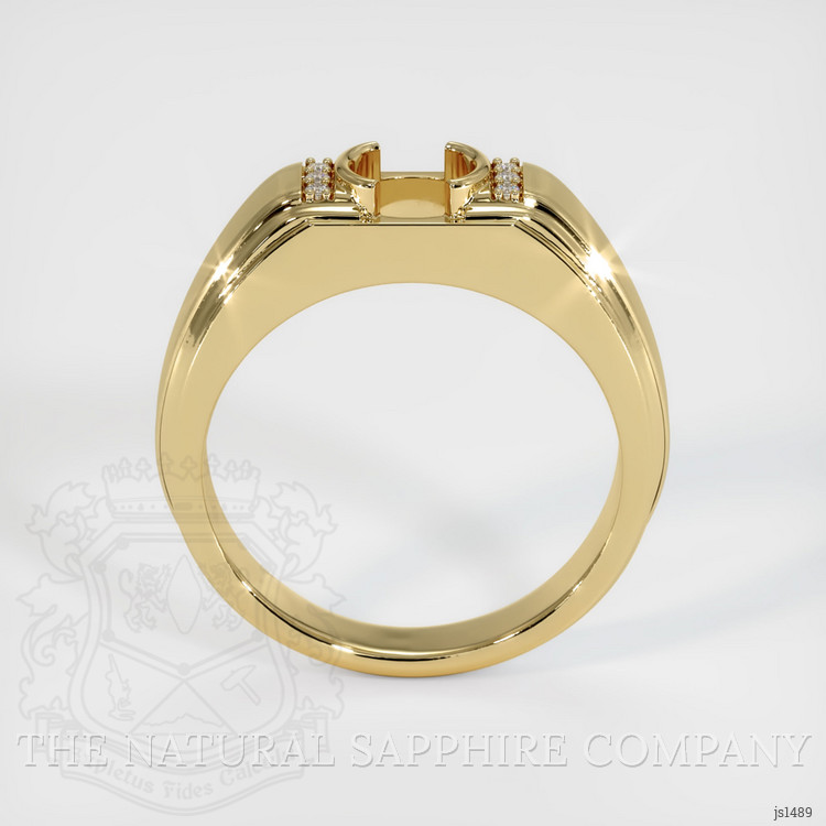 10K Yellow Gold Men's Ring Setting