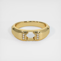 14K Yellow Gold Men's Ring Setting Image