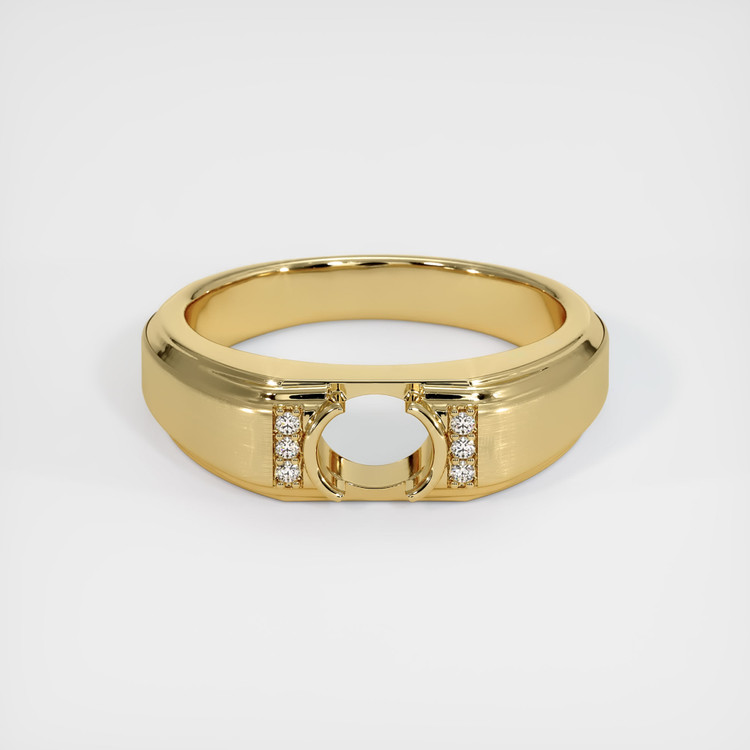 14K Yellow Gold Men's Ring Setting