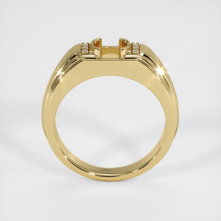 14K Yellow Gold Men's Ring Setting
