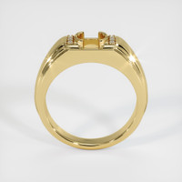18K Yellow Gold Men's Ring Setting Image