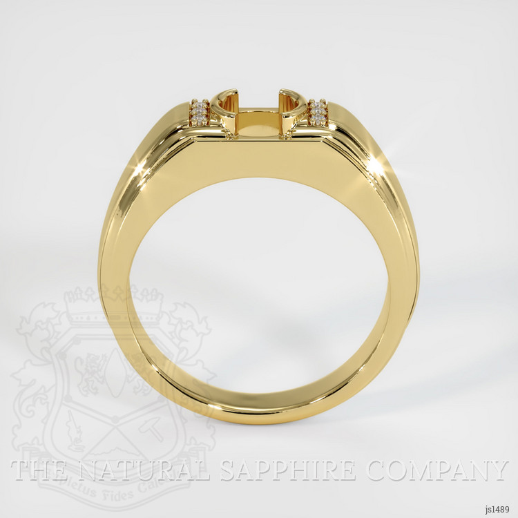18K Yellow Gold Men's Ring Setting