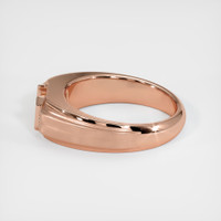 14K Rose Gold Men's Ring Setting Image