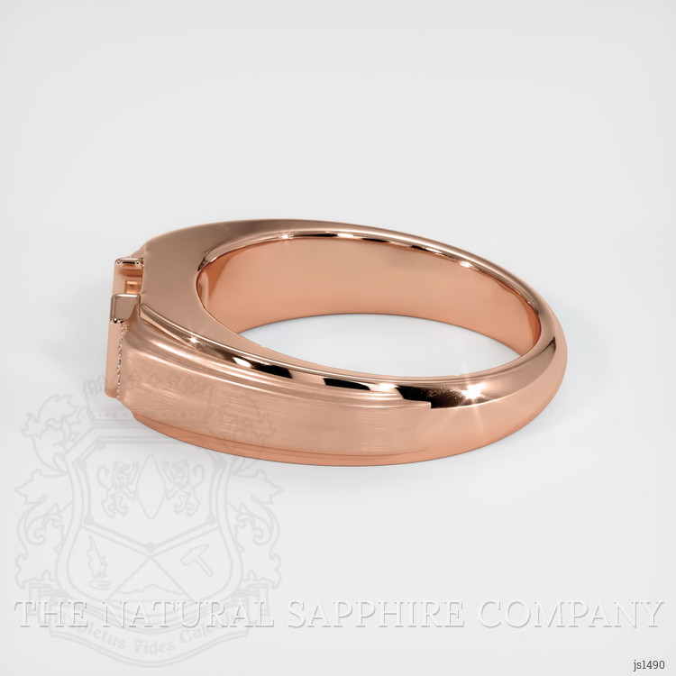 14K Rose Gold Men's Ring Setting
