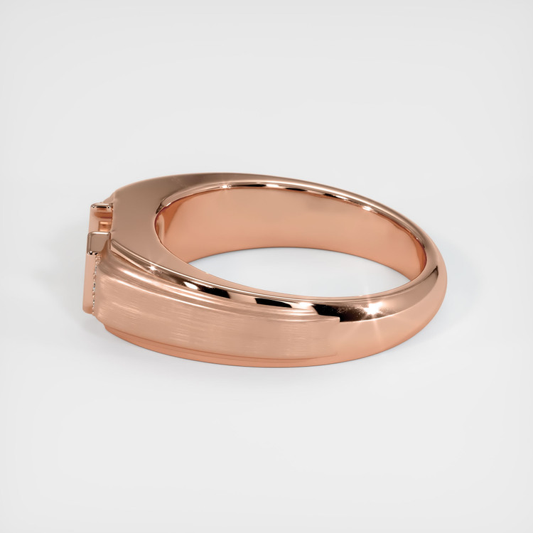 14K Rose Gold Men's Ring Setting
